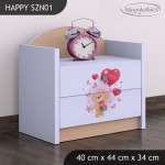 Nočna omarica Happy babies Medo z balonom 08 SZN1